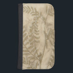 Capa Carteira Para Samsung Galaxy S4 Folhagem Gilded I<br><div class="desc">Floral</div>
