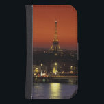 Capa Carteira Para Samsung Galaxy S4 França, Paris Sunset view of Eiffel Tower e<br><div class="desc">COPYRIGHT Walter Bibikow / DanitaDelimont.com| EU09 WBI0230.jpg| França,  Paris Sunset view,  Torre Eiffel e Rio Sena</div>