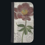 Capa Carteira Para Samsung Galaxy S4 Francês Floral I<br><div class="desc">Floral</div>
