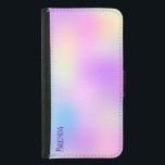 Capa Carteira Para Samsung Galaxy S5 Fundo holográfico colorido<br><div class="desc">Imagem de um fundo holográfico colorido.</div>