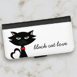 Capa Carteira Para Samsung Galaxy S5 Gato Negro Cinto Adoro Branco<br><div class="desc">Minha gata preta adora coisas de dois propósitos como um rato que é simultaneamente um brinquedo e um lanche,  então ela realmente gosta dessa carteira e capa de telefone em um só. Pode adicionar o nome do seu gato (ou mesmo o seu)</div>