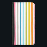 Capa Carteira Para Samsung Galaxy S5 Grebow Stripes de Verão<br><div class="desc">Grebow Stripes de Verão</div>