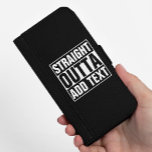 Capa Carteira Para Samsung Galaxy S5 HETERO OUTTA - adicione seu texto aqui/crie o seu<br><div class="desc">HETERO OUTTA - adicione seu texto aqui/crie o seu próprio texto</div>