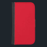 Capa Carteira Para Samsung Galaxy S4 Hex E6001D, Cadmo Red Wallet Case<br><div class="desc">Wallet Case</div>