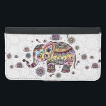 Capa Carteira Para Samsung Galaxy S5 Ilustração do Elefante Corante Floral<br><div class="desc">Óptica e colorida ilustração retro floral de elefante para bebês,  segurando uma flor. Se precisar de ajuda para personalizar qualquer um dos meus designs,  entre em contato com o designer do ArtOnWear. Formatação de texto livre com ajuda ao vivo disponível por solicitação.</div>