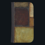 Capa Carteira Para Samsung Galaxy S4 Impressionista automático de Jennifer Goldberger<br><div class="desc">Cores autóctones permeiam esta pintura impressionista de Jennifer Goldberger. Vermelho,  marrom,  bronzeado e laranja escuro povoam os painéis geométricos que compõem o fundo dessa peça. Comprar cópia hoje!</div>