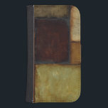 Capa Carteira Para Samsung Galaxy S4 Impressionista automático de Jennifer Goldberger<br><div class="desc">Cores autóctones permeiam esta pintura impressionista de Jennifer Goldberger. Vermelho,  marrom,  bronzeado e laranja escuro povoam os painéis geométricos que compõem o fundo dessa peça. Comprar cópia hoje!</div>