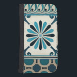 Capa Carteira Para Samsung Galaxy S4 Indigo Frieze II não embelezado<br><div class="desc">Home Décor</div>