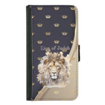 Leão de Judá Religioso Chic Bege Naval Dourado Cor