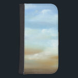 Capa Carteira Para Samsung Galaxy S4 Linda paisagem com nuvens Fluffy<br><div class="desc">Esta paisagem não faz você querer ir lá fora e procurar? As nuvens lisas flutuam através de uma bela paisagem azul,  fazer como se você estivesse olhando para fora de uma janela de avião. Compre uma cópia hoje!</div>