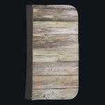 Capa Carteira Para Samsung Galaxy S4 Madeira meteorológica do velho cais russo<br><div class="desc">Fotografia detalhada de conselhos antigos e meteorizados em uma doca. Mostra grãos de madeira,  nós,  e envelhecimento nesses belos conselhos que foram expostos ao sol,  umidade e sal por muitos anos. A patina da natureza dá um apelo rústico a esta madeira.</div>