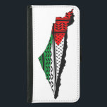 Capa Carteira Para Samsung Galaxy S5 Mapa Palestino que Bandeira e Padrão Keffiyeg<br><div class="desc">Mapa Palestino que Sinaliza e Keffiyeh, símbolo de Design da resistência e liberdade. Avançando para os anos 60 e a ascensão do movimento de resistência palestino, o proeminente político palestino, Yasser Arafat, solidificou ainda mais este significado por trás do keffiyeh. O keffiyeh tornou-se a marca pessoal de Arafat enquanto o...</div>