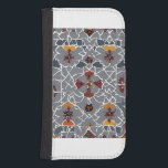 Capa Carteira Para Samsung Galaxy S4 marroquina cerâmica<br><div class="desc">marroquina cerâmica</div>