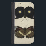 Capa Carteira Para Samsung Galaxy S4 Medley da Borboleta Colorida no Fundo de Creme<br><div class="desc">Uma medalha de borboleta muito colorida colocada sobre um fundo creme. Cada inseto é desenhado com um detalhe refinado,  capturando a beleza e a essência de cada criatura única. Um presente excelente para o amante da borboleta na sua vida!</div>