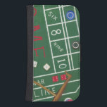 Capa Carteira Para Samsung Galaxy S4 Mesa de cassino com Chips e Dice<br><div class="desc">Certifique-se que Lady Luck esteja do seu lado com esta pintura de uma mesa de cacos por Chariklia Zarris. Os dados foram lançados e estão sendo coletados,  junto com as apostas de perda. Coloque esta ação cheia de impressão na sua parede hoje!</div>