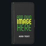CAPA CARTEIRA PARA SAMSUNG GALAXY S5 MODELO DE TEXTO DE IMAGEM NEGRA SIMPLES EDITÁVEL M<br><div class="desc">ESTE É UM DESIGN ADEQUADO PARA OS CLIENTES.VOCÊ PODE MUDAR,  REDIMENSIONAR OU ADICIONAR LOGOTIPO,  FOTO,  TEXTO E CORES COMO VOCÊ QUER.OBRIGADO.</div>