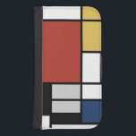 Capa Carteira Para Samsung Galaxy S4 Mondrian Painting Red Plane Yellow Black Cinza Blu<br><div class="desc">Composição com Plano Vermelho Grande, Amarelo, Preto, Cinza e Mondrian Piet Azul começou a criar as pinturas definitivas de abstrato no 1920 pelo qual ele é mais conhecido. Ele manteve sua paleta limitada ao branco, preto e cinza além das três cores primárias, vermelho, amarelo e azul. Suas composições construídas a...</div>