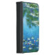 Capa Carteira Para Samsung Galaxy Monet-Água-Lírios de Claude (Direita)
