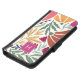 Capa Carteira Para Samsung Galaxy Monograma Floral Colorida Retro Boho (Base)