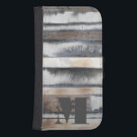 Capa Carteira Para Samsung Galaxy S4 Monograma | Terra e fumaça I<br><div class="desc">Home Décor</div>