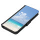 Capa Carteira Para Samsung Galaxy Nature Sea Waves Elegante Watercolor Sky Modelo (Base)