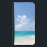 Capa Carteira Para Samsung Galaxy S5 Nature Sea Waves Elegante Watercolor Sky Modelo<br><div class="desc">Nature Sea Waves O Elegante Watercolor Sky Modelo Elegante Modern Galaxy S5 Wallet Case.</div>
