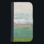 Capa Carteira Para Samsung Galaxy S4 Nuvens Brancas Superando Uma Linda Paisagem<br><div class="desc">Jennifer Goldberger pintou esta bela peça paisagística. As nuvens brancas estão a olhar para um incrível lago azul rodeado por uma bela grama verde. As cores são vívidas e o detalhe é imaculado. Compre seu impressão agora!</div>