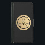 Capa Carteira Para Samsung Galaxy S5 O clã japonês do samurai de Sakai segunda-feira<br><div class="desc">Sakai segunda-feira do shogunate japonês. A segunda-feira é um emblema para designar uma família, o clã ou mesmo uma organização. O kamon é usado especificamente para identificar uma família. A segunda-feira é similar à brasão da tradição heráldica européia. Embora, há uma diferença grande, a segunda-feira permanece limpo e minimalistic no...</div>