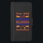 Capa Carteira Para Samsung Galaxy S5 O Seu Filho Com Autismo Tem Um Potencial Ilimitado<br><div class="desc">Sua Criança Com Autismo Tem Um Potencial Ilimitado Assim Como Todos Os Outros Autismo</div>