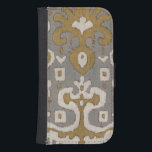 Capa Carteira Para Samsung Galaxy S4 Ochre Ikat I<br><div class="desc">Padrões</div>