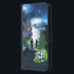 Capa Carteira Para Samsung Galaxy S5 oferta do Portal do Espaço Exterior<br><div class="desc">Um mago,  místico,  futurístico portal Galáxia-portal,  fantasia</div>