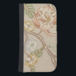 Capa Carteira Para Samsung Galaxy S4 Organza Decrativa Chintz Floral Design<br><div class="desc">Um design floral decorativo,  as cores pálidas oferecem uma beleza muda sem tirar nenhum poder desta peça. Segure-o no seu quarto,  na sua sala,  ou em qualquer quarto. Você não pode errar com esta compra!</div>
