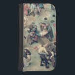 Capa Carteira Para Samsung Galaxy S4 Os jogos das crianças: detalhe do righthand<br><div class="desc">Os jogos das crianças | por Pieter o lugar mais velho da arte de Bruegel |: Museu de Kunsthistorisches,  número de coleção flamengo da imagem do artista | de Viena,  Áustria |: XAM93757</div>