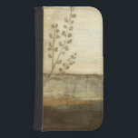 Capa Carteira Para Samsung Galaxy S4 Paisagem solar moderna - Pintura de óleo<br><div class="desc">Uma pintura moderna de petróleo de uma paisagem por Jennifer Goldberger. As folhas rastejam do lado enquanto um belo pôr do sol repousa no horizonte. Uma impressão incrível que faria uma compra incrível!</div>