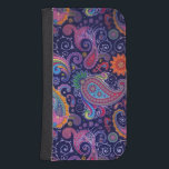 Capa Carteira Para Samsung Galaxy S4 Paisley Purple rosa<br><div class="desc">Paisley Purple Pink</div>