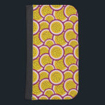 Capa Carteira Para Samsung Galaxy S4 Passion fruit slices<br><div class="desc">Capa para telemóvel com ilustração de fatias de maracujá.</div>