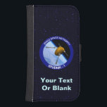 Capa Carteira Para Samsung Galaxy S4 Patch da Missão de Satélite Idaho Spudnik<br><div class="desc">Uma representação humorística de uma batata como um satélite chamado "Spudnik-1", com garfos servindo como antena, em órbita ao redor do mundo. Adicione seu próprio texto. Conheci pessoas que não acreditam que Idaho é um lugar real. Outros sabem que está algures em território sobrevoado, mas não podem colocá-lo melhor -...</div>