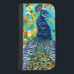 Capa Carteira Para Samsung Galaxy S4 Peacock II Plumado<br><div class="desc">Animais</div>