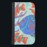 Capa Carteira Para Samsung Galaxy S4 Peixe pop<br><div class="desc">Natação debaixo do mar com este belo peixe de cor d'água. Esta pintura de Nancy Slocum captura a bela vida hídrica sob os mares. Captura os peixes multicoloridos cercados por algas selvagens à medida que se natações rapidamente. Peguem seus belos peixes hoje no próximo produto Zazzle.</div>