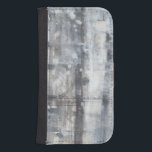 Capa Carteira Para Samsung Galaxy S4 Pintura Contemporânea de Cinzas<br><div class="desc">Essa pintura contemporânea de cinzas é obra de Jennifer Goldberger. Uma cinza grossa pendura sobre a peça como uma névoa pesada. Compre uma cópia deste impressão hoje!</div>