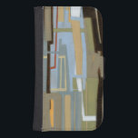 Capa Carteira Para Samsung Galaxy S4 Pintura de expressão livre moderna por Norman Wyat<br><div class="desc">Uma pintura de liberdade de expressão moderna de Norman Wyatt Jr,  apresenta linhas de encravamento que formam ligações estreitas de cor. Perfeito como compra pessoal ou como presente para alguém que desfruta de pinturas de expressão livre.</div>