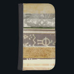 Capa Carteira Para Samsung Galaxy S4 Pintura de Padrão Tribal Contemporânea<br><div class="desc">Uma pintura tribal contemporânea que mistura o concreto com o abstrato. Várias camadas de painéis coloridas próximas umas das outras,  contando uma história complexa. Isso seria um presente excelente para um amado!</div>
