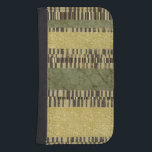 Capa Carteira Para Samsung Galaxy S4 Pintura de painel multipadrão<br><div class="desc">Uma pintura de painel multipadrão,  criada por Jennifer Goldberger. Verde escuro,  marrom,  bronzeado,  branco e amarelo são borrifados liberalmente ao longo desse trabalho incrível. Certifique-se de receber sua cópia agora!</div>