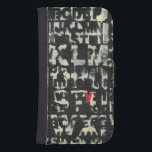 Capa Carteira Para Samsung Galaxy S4 Pintura em alfabeto por Norman Wyatt<br><div class="desc">Se você ama fazer exames de visão,  então esta pintura é para você! A letra do alfabeto inglês é imposta uns sobre os outros,  quase os obscurecendo nesta pintura de Norman Wyatt. A letra Y destaca obrigados à sua coloração rosa.</div>