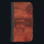 Capa Carteira Para Samsung Galaxy S4 Pintura em Crimões Profundos com Formas Geométrica<br><div class="desc">Se você ama vermelho então esta é a impressão para você. As formas geométricas preenchem o plano de fundo. Põe as mãos nesta maravilhosa impressão hoje!</div>