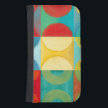 Capa Carteira Para Samsung Galaxy S4 Pop art brilhante com círculos e quadrados<br><div class="desc">Fluorescente não é apenas para luzes anymore como provado por esta parte maravilhosamente brilhante do pop art. Este impressão é uma erva-benta de grades quadradas com círculos coloridos para dentro. Se você ama a arte abstracta você amará este impressão!</div>