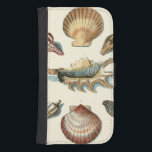 Capa Carteira Para Samsung Galaxy S4 Praia da Shell Rico<br><div class="desc">George Wolfgang Knorr é conhecido pelo delicado detalhe e precisão de suas ilustrações de conchas e estrelas. Seus desenhos foram influenciados por seu próprio interesse pela ciência,  assunto popular de sua época.</div>