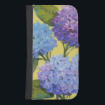 Capa Carteira Para Samsung Galaxy S4 Primavera Hydrangeas I<br><div class="desc">Floral</div>