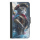 Capa Carteira Para Samsung Galaxy Puramente Exclusivo: Pirata de Gato Monocolor (Frente)