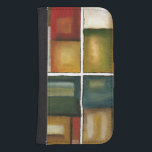 Capa Carteira Para Samsung Galaxy S4 Quatro Pintura Paneled de Jennifer Goldberger<br><div class="desc">Dê o presente de quatro pinturas em uma com esta peça de Jennifer Goldberger. Essa pintura em película expele obrigados calorosos às cores usadas e a simples variedade de mudanças sutis. Um excelente para pendurar na parede!</div>